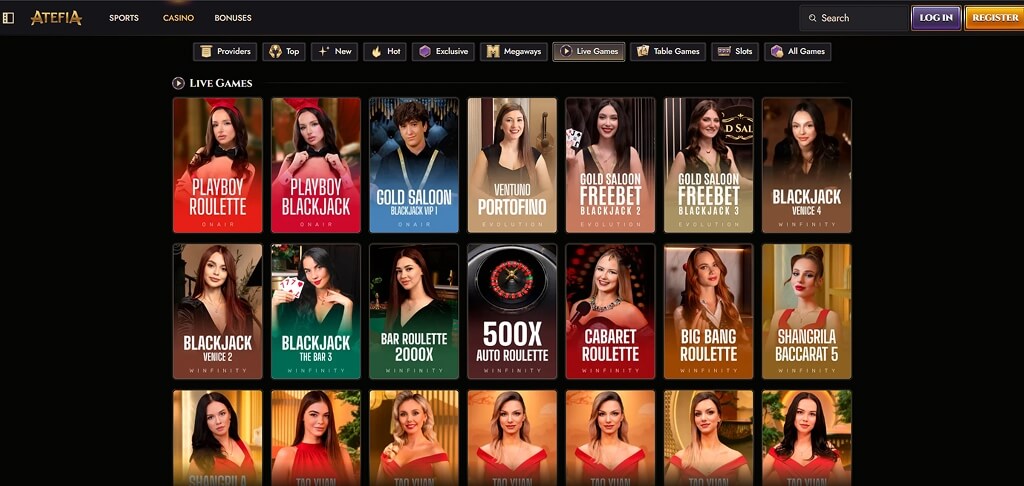 Atefia Casino Games